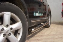 Nissan Qashqai 2007-2010 гг. Боковые трубы (2 шт., нержавейка) фото 4