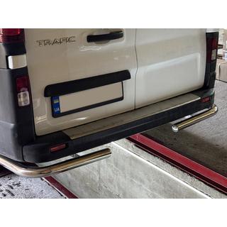 Задние уголки (2 шт., нержавейка) Nissan NV300/Primastar 2016- гг. фото 1