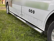 Nissan NV300/Primastar 2016- гг. Боковые трубы (2 шт., нержавейка) фото 5