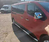 Nissan NV300/Primastar 2016- гг. Боковые трубы (2 шт., нержавейка) фото 2