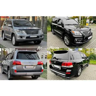 Комплект обвеса рестайлинг авто 2008-2012 на 2012-2016 F-Sport фото 3