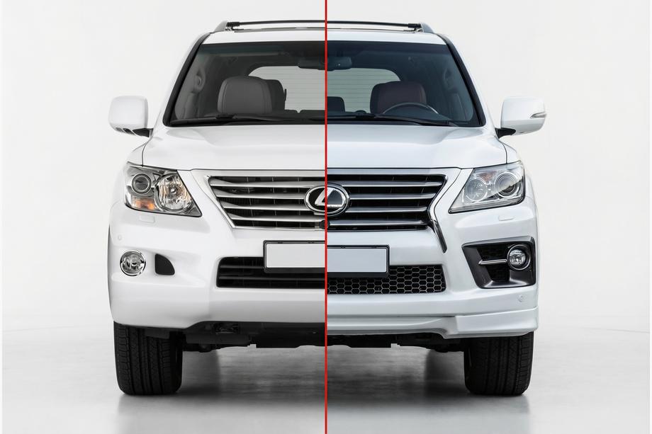 Lexus LX570/450d 2008-2022 гг. Комплект обвеса рестайлинг авто 2008-2012 на 2012-2016 F-Sport Image