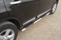 Nissan Qashqai 2010-2014 гг. Боковые трубы (2 шт., нержавейка) фото 3
