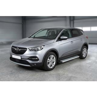 Боковые Подножки Maya V2 (2 шт., Алюминий) Opel Grandland X 2017- гг. фото 1