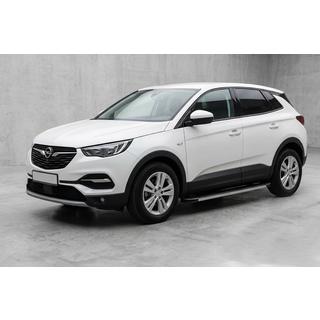 Боковые Подножки Maya V1 (2 шт., Алюминий) Opel Grandland X 2017- гг. фото 1