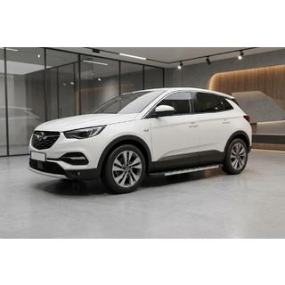 Боковые Подножки Duru (2 шт., Алюминий) Opel Grandland X 2017- гг. фото 1