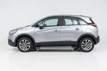 Opel Crossland X 2017-2024 гг. Боковые Подножки Rainbow (2 шт., Алюминий) фото 1