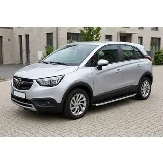 Боковые Подножки Fullmond (2 шт., Алюминий) Opel Crossland X 2017-2024 гг. фото 1