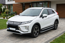 Mitsubishi Eclipse Cross 2017- гг. Боковые Подножки Tayga (2 шт., Алюминий) фото 1