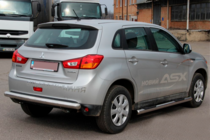 Mitsubishi Eclipse Cross 2017- гг. Боковые трубы BB002 (2 шт., нержавейка) фото 4