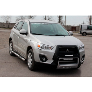 Боковые трубы BB002 (2 шт., нержавейка) фото 3