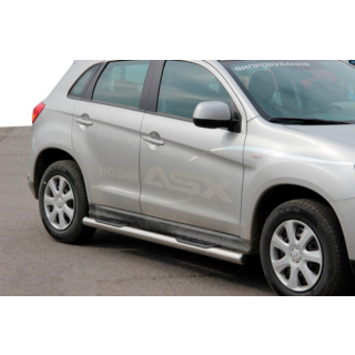 Боковые трубы BB002 (2 шт., нержавейка) фото 2