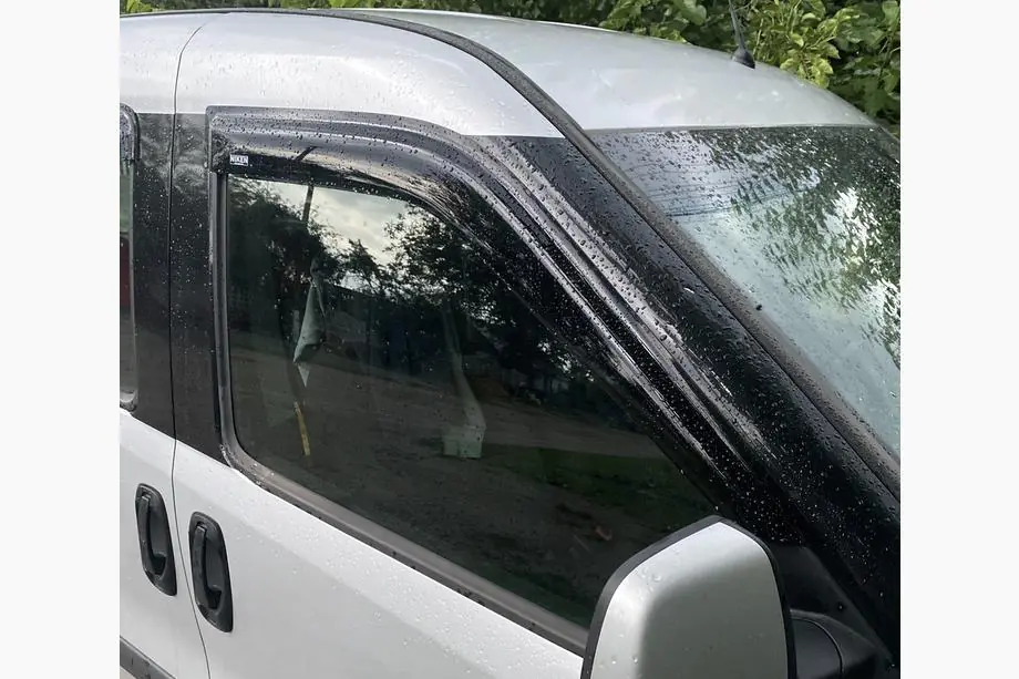 Fiat Doblo II 2010-2022 гг. Ветровики на окна (2 шт, Niken) 2010-2015, 4 штуки Image