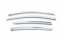 Хромированные Ветровики SD (4 шт, Корея) фото 2 Хромированные Ветровики SD (4 шт, Корея) фото 2