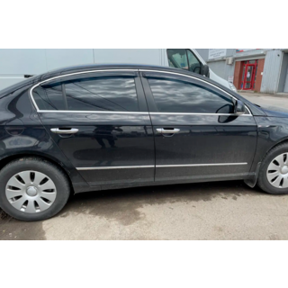 Ветровики с хромированным молдингом SD (4 шт, HIC) фото 3