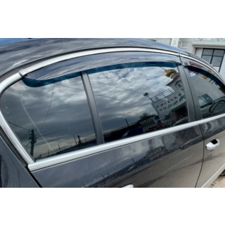 Ветровики с хромированным молдингом SD (4 шт, HIC) фото 4