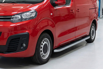 Citroen Jumpy/Dispatch 2017- гг. Боковые Подножки Tayga (2 шт., Алюминий) фото 1