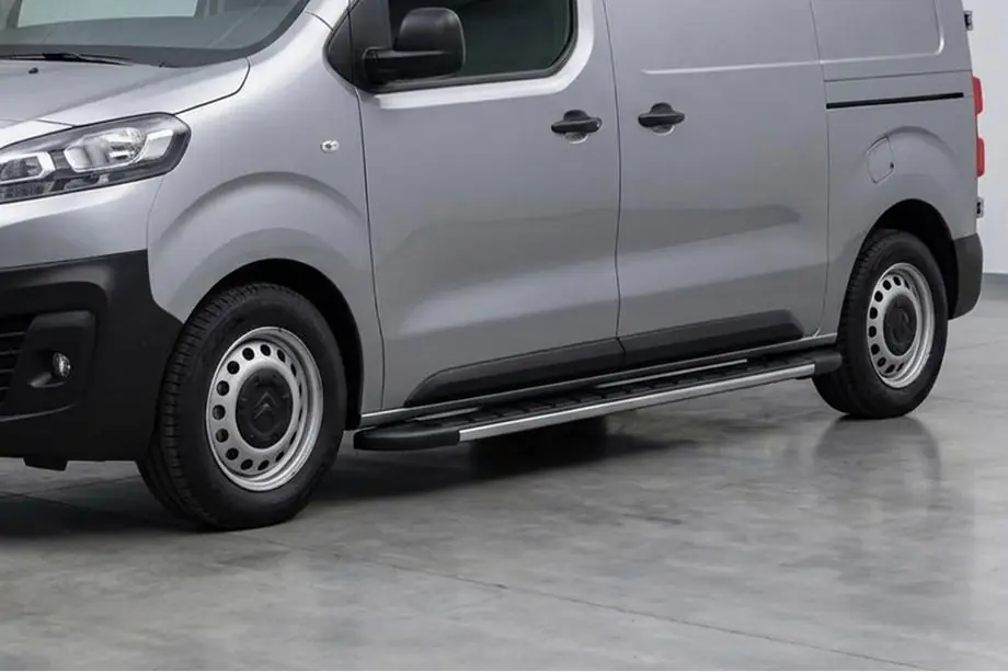 Citroen Jumpy/Dispatch 2017- гг. Боковые Подножки Duru (2 шт., Алюминий) Image