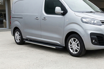 Citroen SpaceTourer 2016- гг. Боковые Подножки Maya V1 (2 шт., Алюминий) фото 1