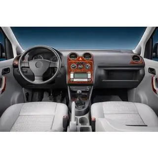 Накладки на Панель Приборов Volkswagen Caddy 2010-2015 гг. фото 1