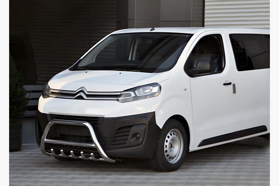 Peugeot Traveller 2017- гг. Кенгурятник WT003 (нержавейка) Image