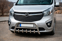 Renault Trafic 2015- гг. Кенгурятник WT003-4 (нержавейка) фото 2