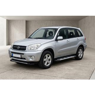 Боковые Подножки Sunrise (2 шт., Алюминий) Toyota Rav 4 2001-2005 гг. фото 1
