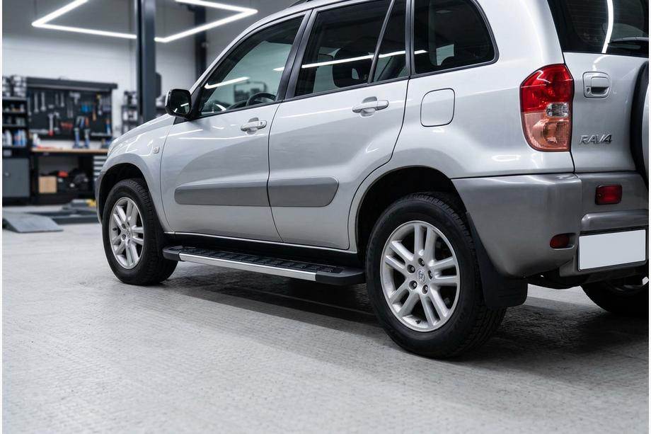 Toyota Rav 4 2001-2005 гг. Боковые пороги RedLine V1 (2 шт., алюминий) Фото 3