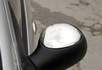 Накладки на Зеркала (2 шт, Нержавейка) фото 1