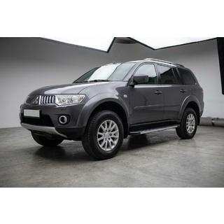 Боковые Подножки Duru (2 шт., Алюминий) Mitsubishi Pajero Sport 2008-2015 гг. фото 1