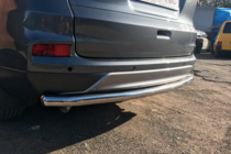Honda CRV 2012-2016 гг. Задняя дуга AK002 (нержавейка) фото 2