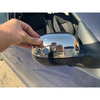 Верхние накладки на зеркала (2 шт., нержавейка) Volkswagen Golf 4 1997-2006 гг. фото 2