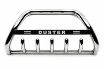 Dacia Duster 2018-2024 гг. Передняя защита с надписью WT004 (нержавейка) фото 2