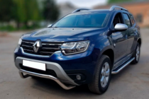 Renault Duster 2018-2024 гг. Кенгурятник WT007 (нержавейка) фото 3