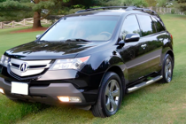 Acura MDX 2007-2013 гг. Боковые трубы (2 шт, нержавейка) фото 3