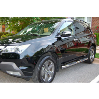 Боковые трубы (2 шт, нержавейка) Acura MDX 2007-2013 гг. фото 2
