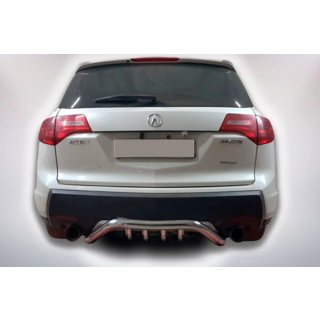 Задняя защита B1-47 (нержавейка) Acura MDX 2007-2013 гг. фото 2