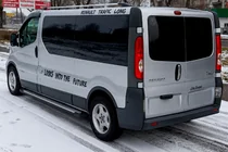 Renault Trafic 2001–2015 гг. Боковые пороги X5-тип (2 шт, алюминий) Длинная База фото 7