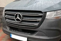 Mercedes Sprinter W907/W910 2018- гг. Хром Накладки на Решетку (5 шт, Нержавеющая Сталь) OmsaLine - Итальянская Нержавейка фото 1