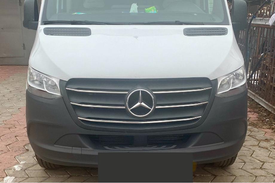 Mercedes Sprinter W907/W910 2018- гг. Хром Накладки на Решетку (5 шт, Нержавеющая Сталь) Carmos - Турецкая Нержавеющая Сталь Фото 6