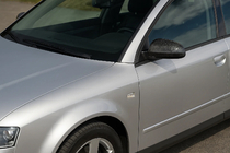 Audi A4 B6 2000-2004 гг. Накладки на Зеркала (2 шт., Карбон) фото 1