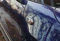 Решетка на боковой повторитель Овал (2 шт, ABS) фото 1