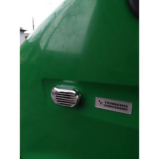 Решетка на боковой повторитель Овал (2 шт, ABS) фото 1