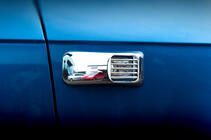 Audi A3 2003-2012 гг. Хромированные Накладки на Боковые Повторители Прямоугольные (2 шт, ABS) фото 2
