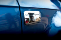 Audi A3 2003-2012 гг. Хромированные Накладки на Боковые Повторители Прямоугольные (2 шт, ABS) фото 3