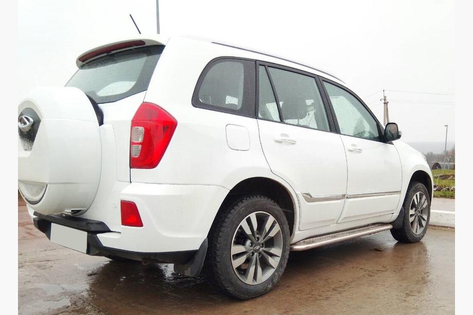 Chery Tiggo 3 2005- гг. Боковые Подножки Premium (2 шт., Нержавейка) Фото 2