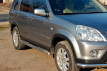 Honda CRV 2001-2006 гг. Боковые трубы (2 шт., нержавейка) фото 2