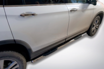 Honda Pilot 2015-2022 гг. Боковые трубы (2 шт., нержавейка) фото 2