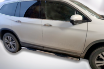 Honda Pilot 2015-2022 гг. Боковые трубы (2 шт., нержавейка) фото 3