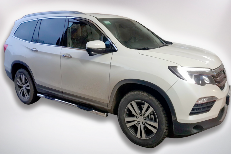 Honda Pilot 2015-2022 гг. Боковые трубы (2 шт., нержавейка) Image